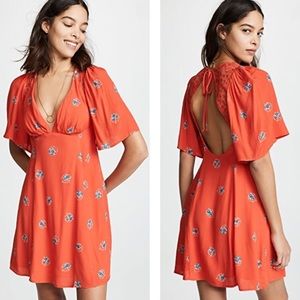 Free People | Mockingbird Mini Floral Dress